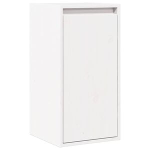 vidaXL Wall Cabinet White 30x30x60 cm Solid Wood Pine