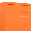 vidaXL Wardrobe Orange 90x50x180 cm Steel