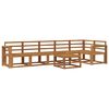 vidaXL Outdoor Sofa Set 7 pcs Natural Solid Acacia Wood