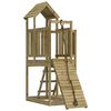 vidaXL Playhouse with Climbing Wall Impregnated Wood Pine