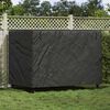 vidaXL Outdoor Swing Cover Black 220 x 125 x 170 cm 210D Oxford Fbric