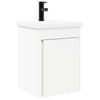 vidaXL Bathroom Vanity with Faucet White 42 x 40 x 74.5 cm