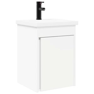 vidaXL Bathroom Vanity Unit with Tap White 42 x 40 x 74.5 cm