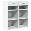 vidaXL Sideboard White 80x42,5x93 cm Engineered Wood