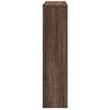 vidaXL Radiator Cover Brown Oak 149x20x82 cm Engineered Wood