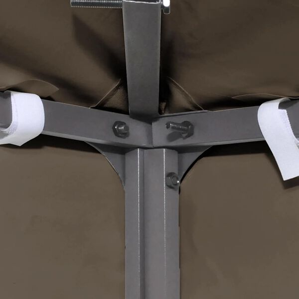 vidaXL Gazebo Top Cover 310 g/m² 3x4 m Taupe