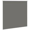 vidaXL Roller Blind Blackout Grey 160x175 cm Fabric Width 156.6 cm Polyester