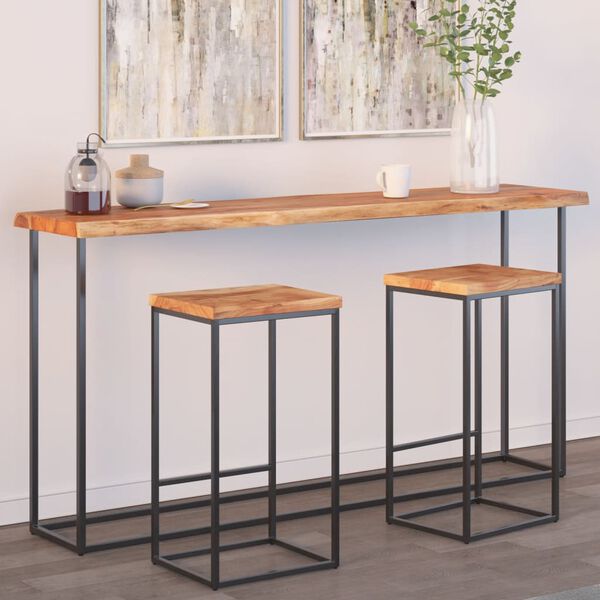 vidaXL Table Top 160x40x2.5 cm Rectangular&nbsp;Solid Wood Acacia Live Edge