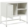 vidaXL TV Cabinet White 68x39x60.5 cm Steel