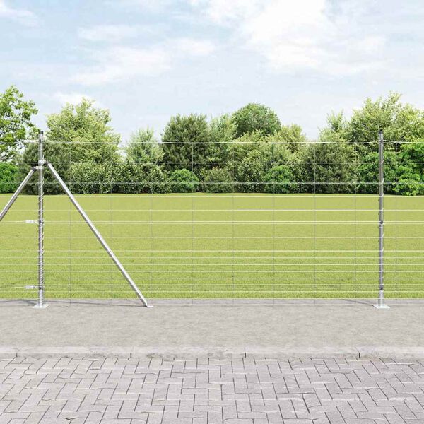 vidaXL Fence Post Galvanized 50 x 1.2 m Steel