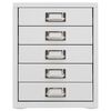 vidaXL Office Cabinet Grey 28x35x35 cm Metal