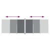 vidaXL Retractable Side Awning Anthracite 200x600 cm