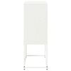 vidaXL Highboard White 68.5x38.5x107 cm Steel