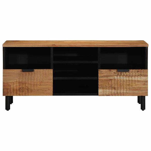 vidaXL TV Units Solid Acacia Wood 100 x 33.5 x 46 cm Engineered wood
