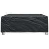 vidaXL Furniture Cover Plain Black 200 x 190 x 85 cm 420D