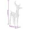 vidaXL Christmas Reindeers 6 pcs Multicolour 240 LEDs Acrylic