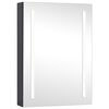 vidaXL LED Bathroom Mirror Cabinet 50x13x70 cm