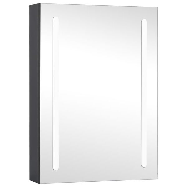 vidaXL LED Bathroom Mirror Cabinet 50x13x70 cm