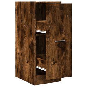vidaXL Apothecary Cabinet Smoked Oak 30x41x77,5 cm Engineered Wood