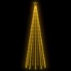 vidaXL Christmas Cone Tree Warm White 732 LEDs 160x500 cm