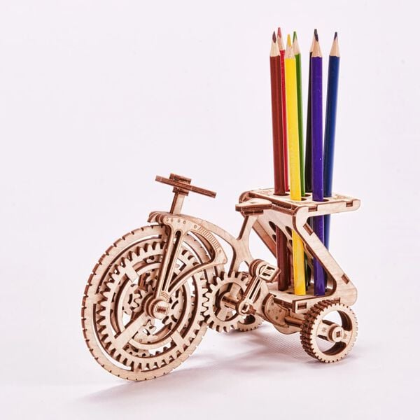 Wood Trick Wooden Scale Model Kit Bicycle