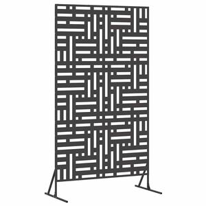 vidaXL Privacy Screen 100 x 50 x 180 cm Steel Black