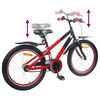 vidaXL Kids Bike 18'' for 5-7 Years Old Red Black