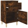 vidaXL Bedside Cabinet Smoked Oak 40x35x70 cm