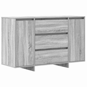vidaXL Sideboard Grey Sonoma 120 x 41 x 75 cm Engineered Wood