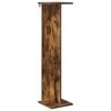 vidaXL Plant Stand Smoked Oak 25 x 25.5 x 100.5 cm Engineered Wood