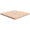 vidaXL Square Table Top 70x70x4 cm Untreated Solid Wood Oak