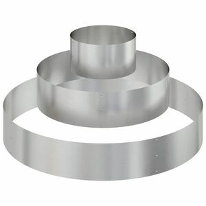 vidaXL Garden Planter Silver 120 x 120 x 20 cm Galvanised Steel