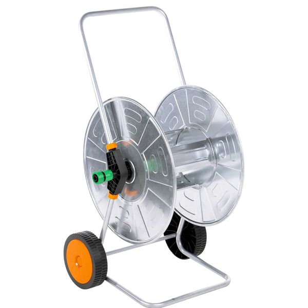 vidaXL Hose Reel Cart for 110 m 1/2" or 80 m 3/4" Hose Steel