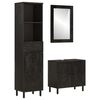 vidaXL 3 Piece Bathroom Cabinet Set Solid Wood Mango