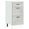 vidaXL Kitchen Base Cabinet Porto Concrete Grey Engineered Wood