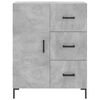 vidaXL Highboard Concrete Grey 69.5x34x180 cm Engineered Wood