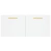 vidaXL Wall Cabinet White 80x36.5x35 cm Engineered Wood