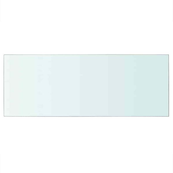 vidaXL Shelf Panel Glass Clear 60x25 cm
