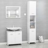 vidaXL 3 Piece Bathroom Furniture Set White Engineered Wood
