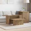 vidaXL Console Table Artisan Oak 91.5 x 35 x 38.5 cm Engineered Wood