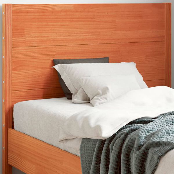 vidaXL Headboard Wax Brown 100 cm Solid Wood Pine
