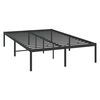vidaXL Metal Bed Frame without Mattress Black 120x200cm