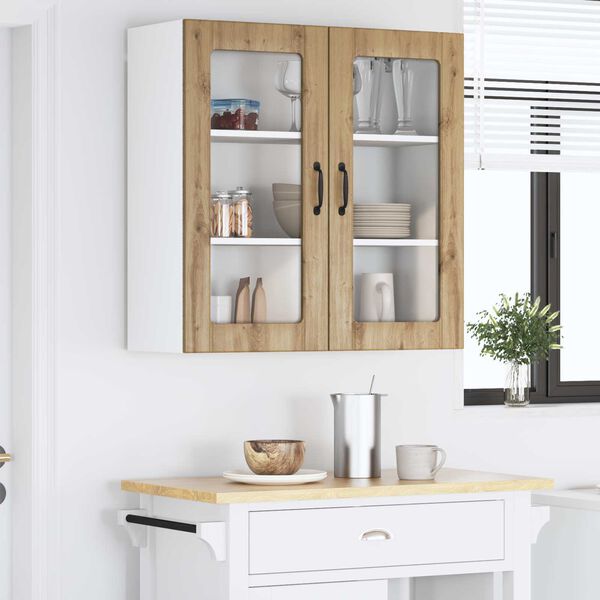 vidaXL Kitchen Cabinet Artisan Oak 80 x 31 x 80 cm Engineered Wood