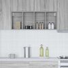 vidaXL Hanging Cabinet Grey Sonoma 40 x 29.5 x 100 cm Engineered Wood