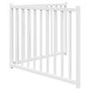 vidaXL Dog Gate Foldable 2 Panels White 160 cm Solid Wood Fir