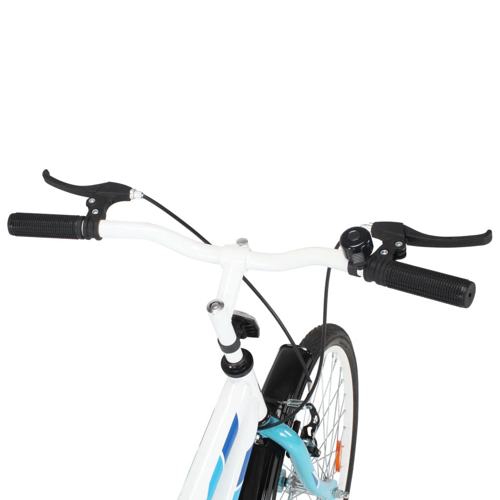 vidaXL Kids Bike 24 inch Blue and White