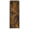 vidaXL Umbrella Stand Smoked Oak 20 x 20 x 55.5 cm Engineered Wood