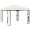 vidaXL Gazebo | Cream | Polyester | 3x3 m | Durable | Gazebo | Square