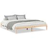 vidaXL Extra Long Bed Frame without Mattress 180x210 cm Solid Wood Pine