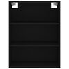 vidaXL Highboard Black 69.5x32.5x180 cm Engineered Wood